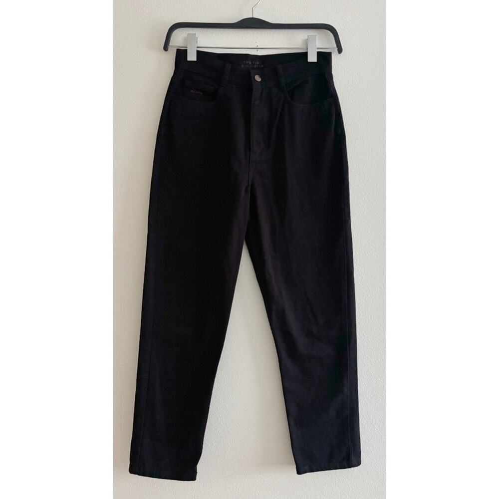 The Tiny Big Sister Vicky Style Straight Leg Black Jeans Size 36